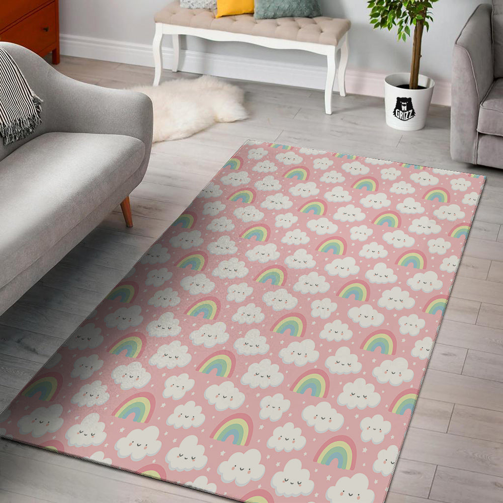 Cloud Cute Print Pattern Floor Mat-grizzshop