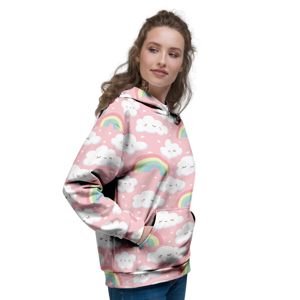 Cloud Cute Print Pattern Women's Hoodie-grizzshop