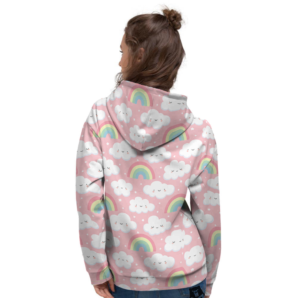 Cloud Cute Print Pattern Women's Hoodie-grizzshop