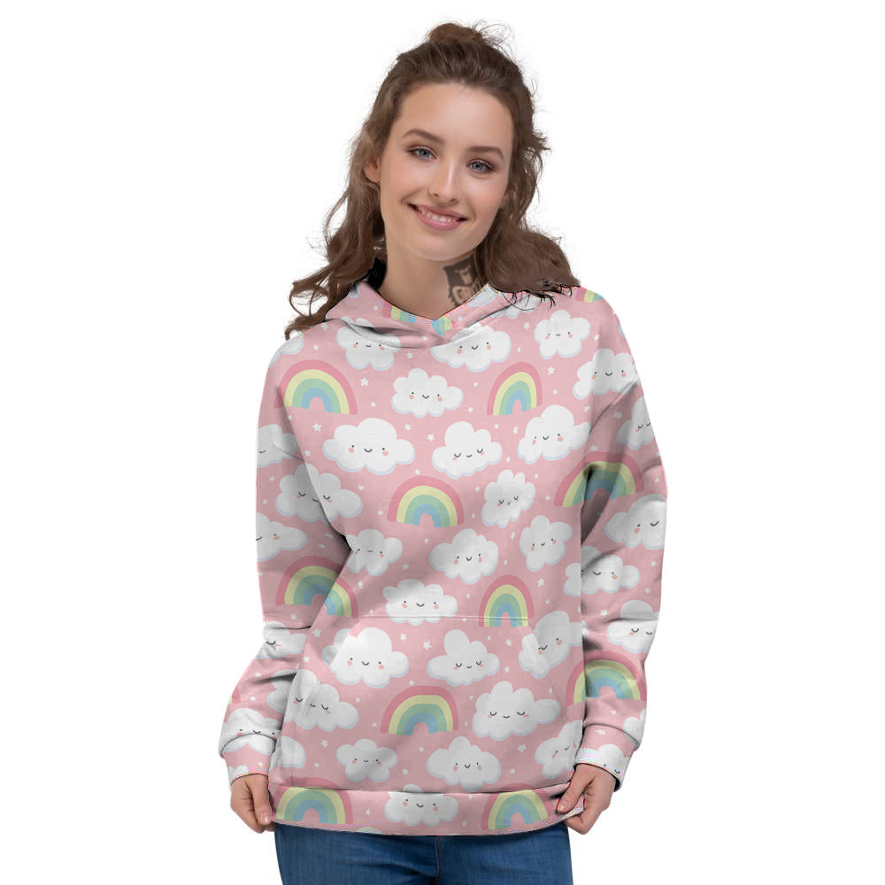 Cloud Cute Print Pattern Women's Hoodie-grizzshop