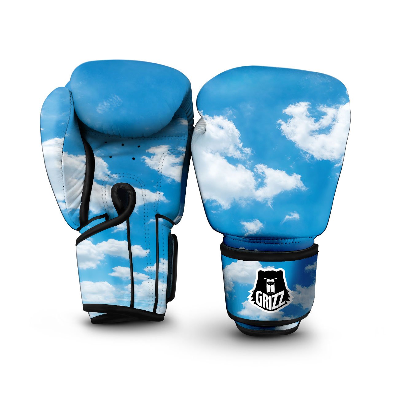 Cloud Sky Print Boxing Gloves-grizzshop