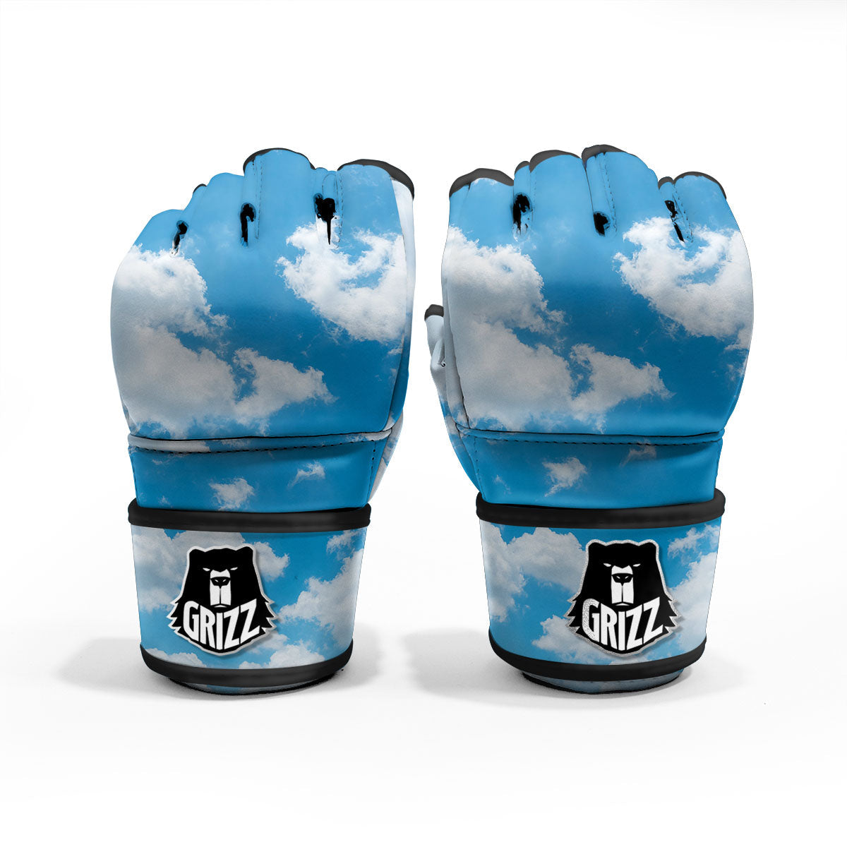 Cloud Sky Print MMA Gloves-grizzshop
