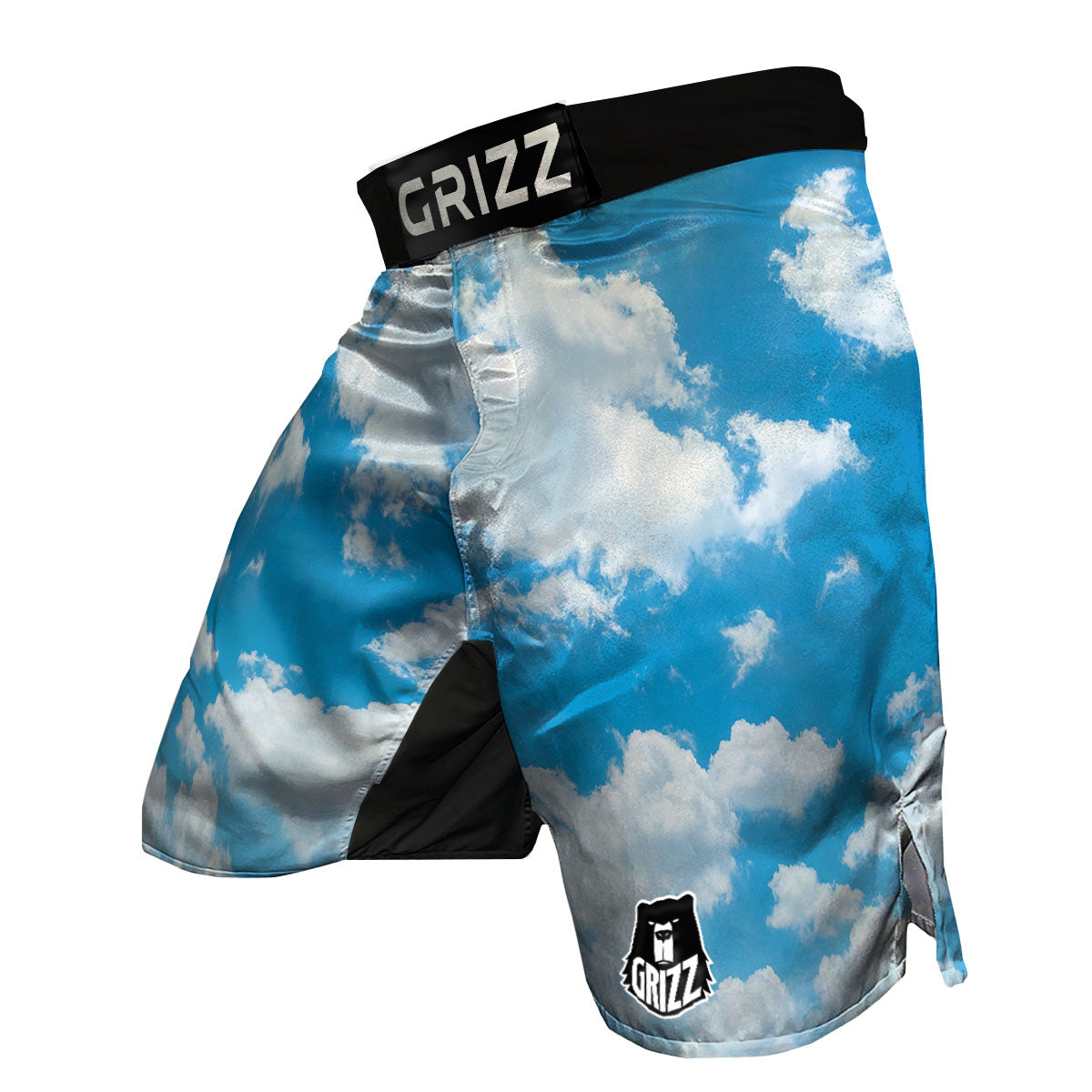 Cloud Sky Print MMA Shorts-grizzshop