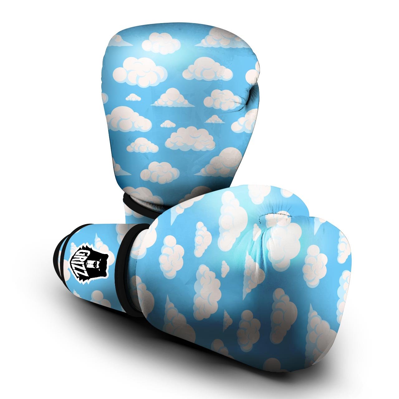 Cloud Sky Print Pattern Boxing Gloves-grizzshop