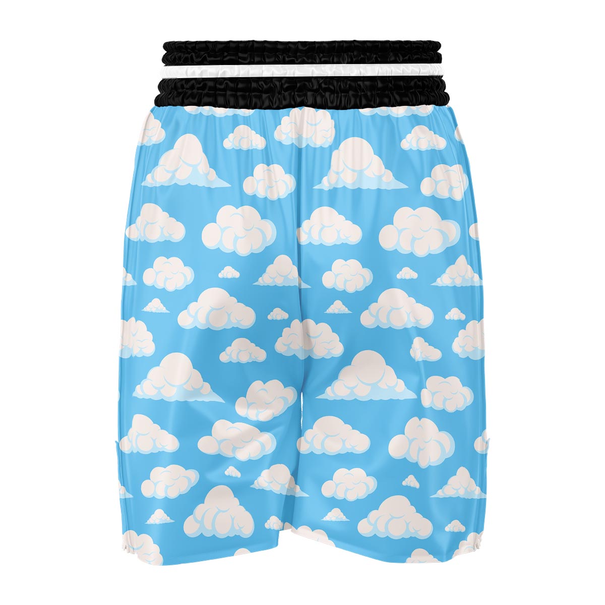 Cloud Sky Print Pattern Boxing Shorts-grizzshop