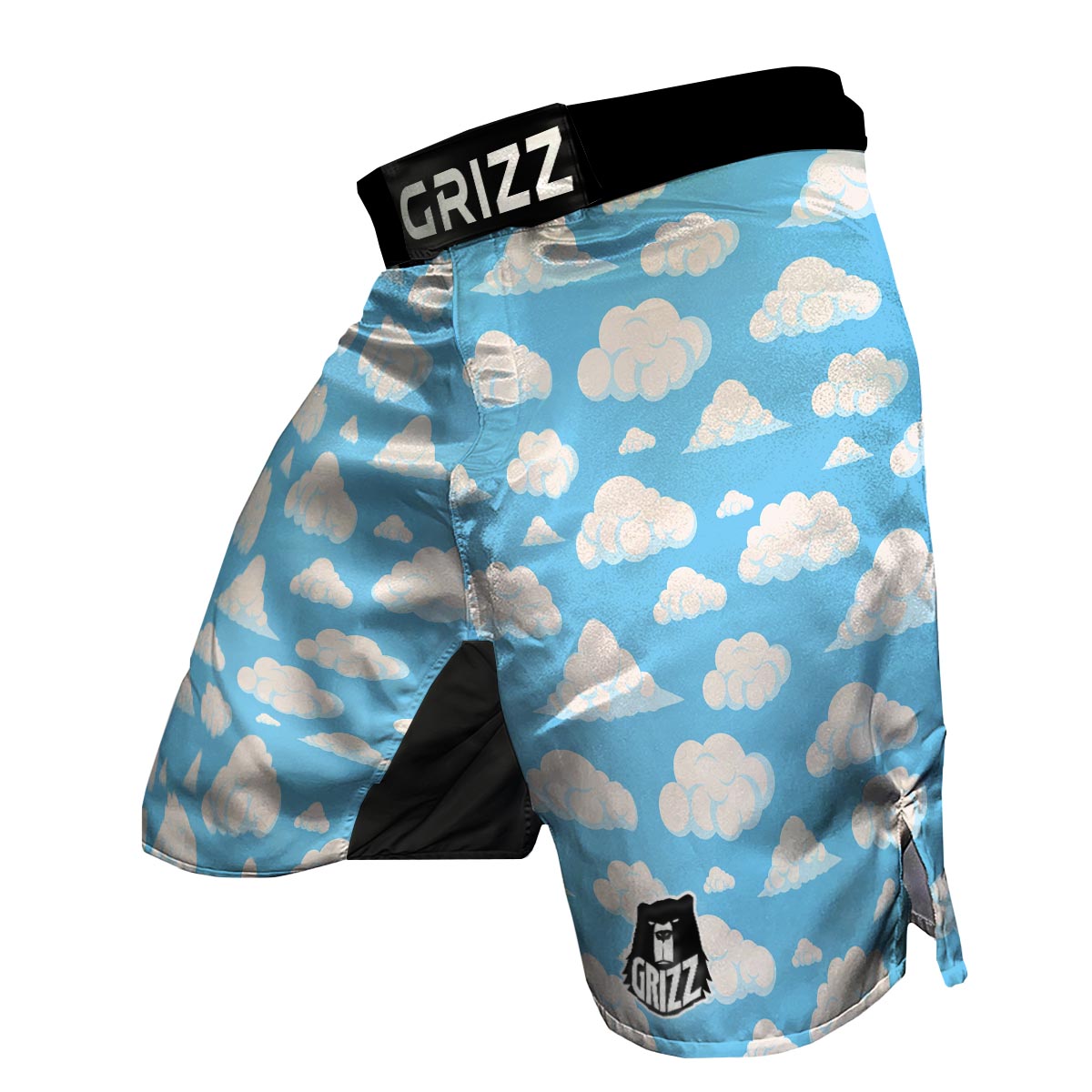 Cloud Sky Print Pattern MMA Shorts-grizzshop