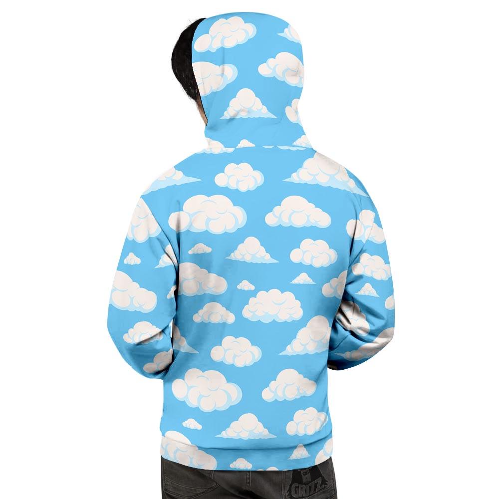 Cloud Sky Print Pattern Men's Hoodie-grizzshop