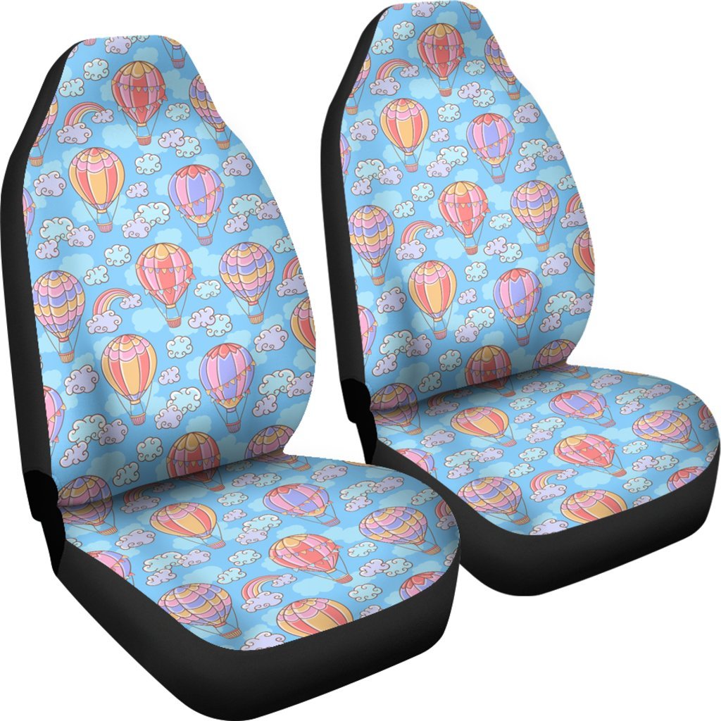 Cloud Hot Air Balloon Pattern Print Universal Fit Car Seat Cover-grizzshop