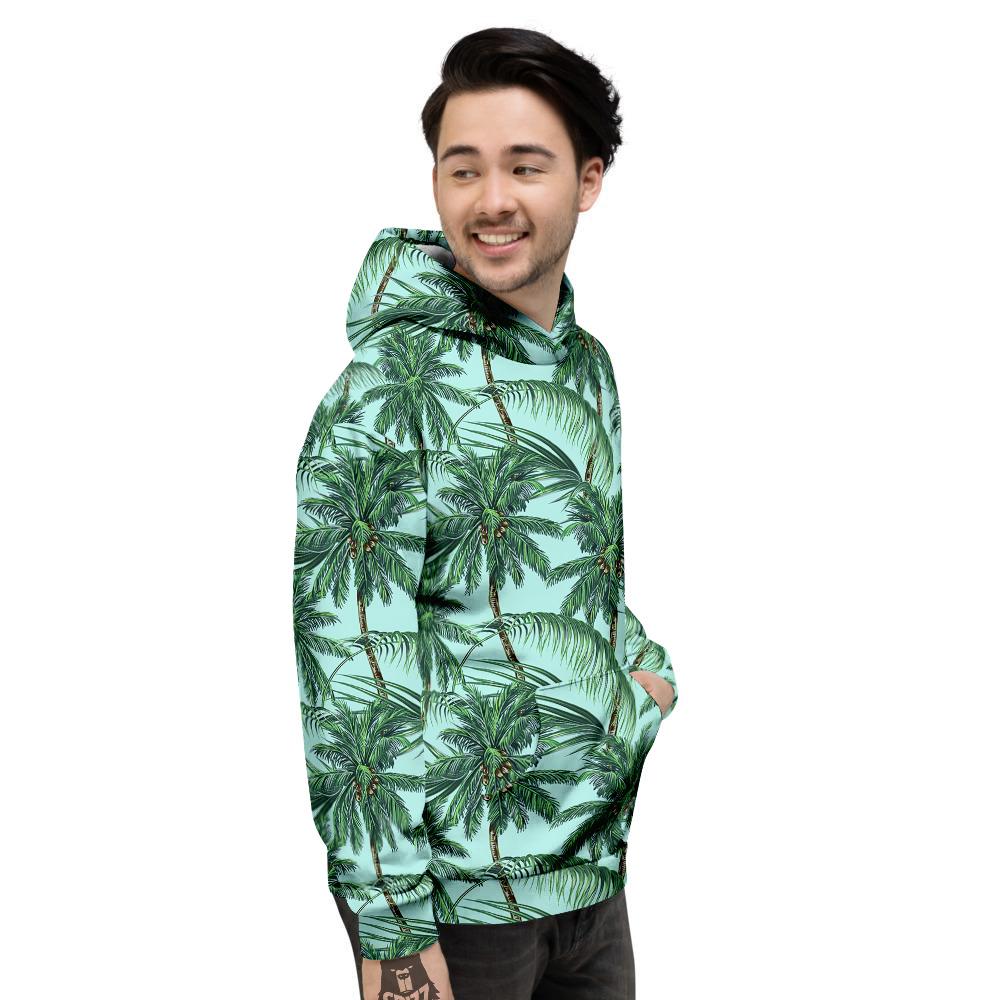 Coconut Tree Vintage Print Pattern Men's Hoodie-grizzshop