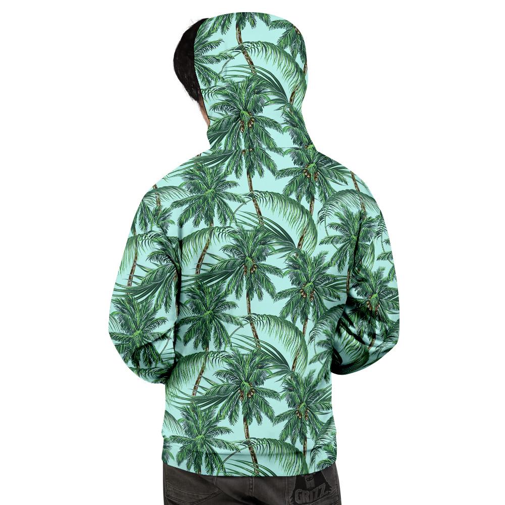 Coconut Tree Vintage Print Pattern Men's Hoodie-grizzshop