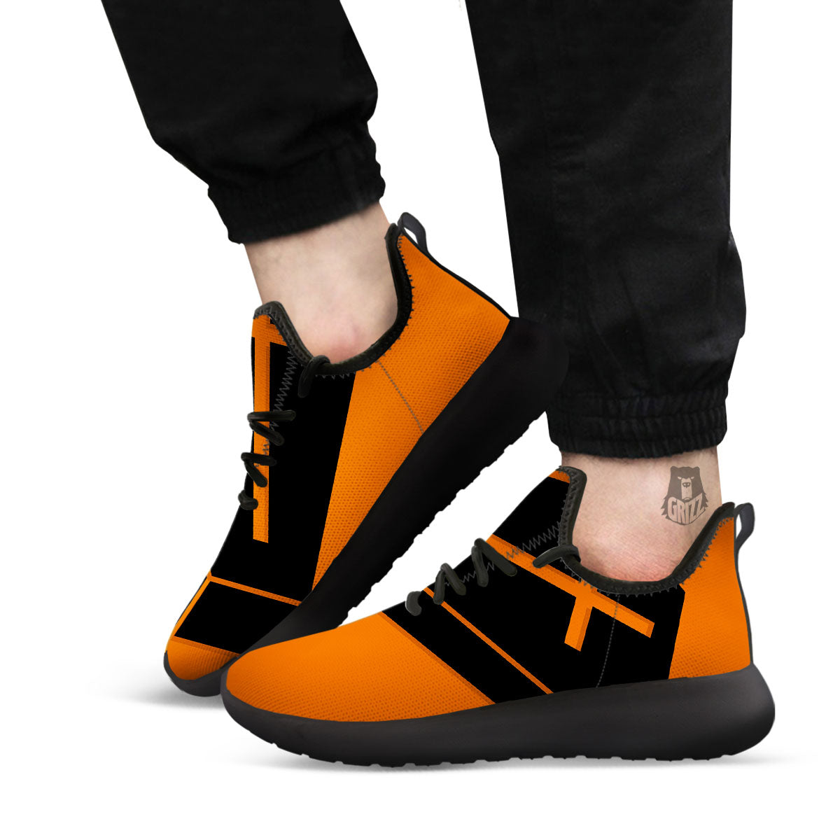 Coffin Halloween Vampire Print Black Athletic Shoes-grizzshop