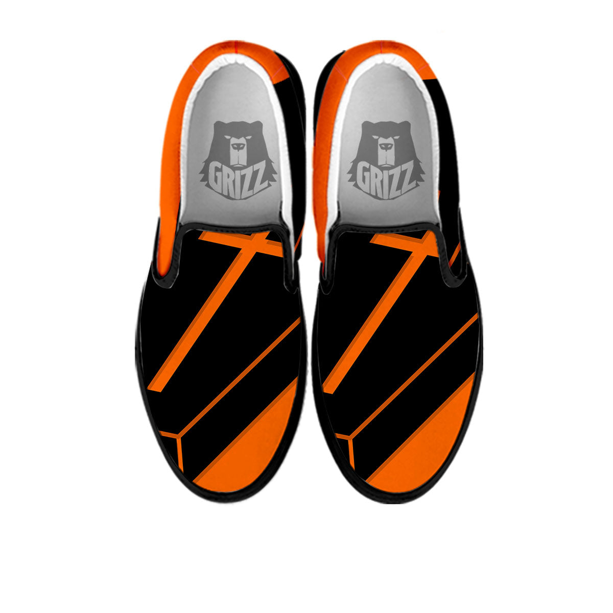 Coffin Halloween Vampire Print Black Slip On Shoes-grizzshop