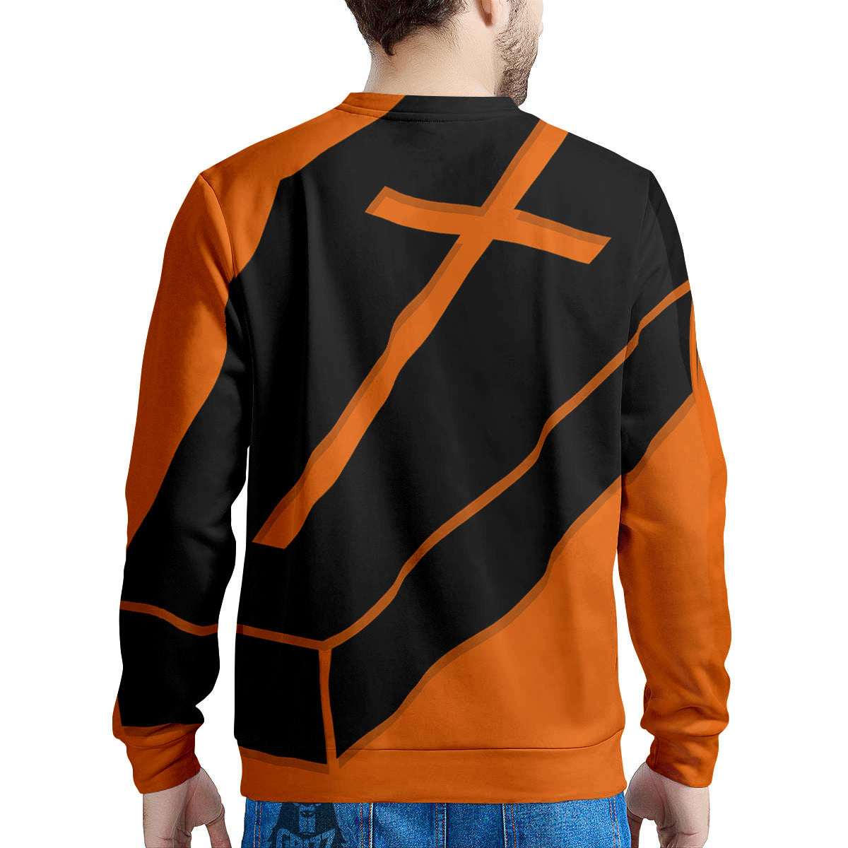 Coffin Halloween Vampire Print Men's Sweatshirt-grizzshop