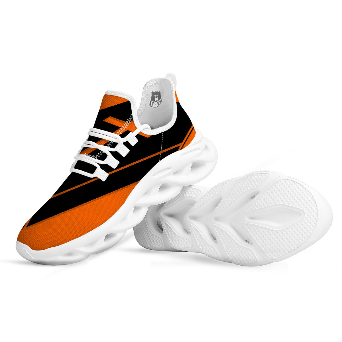 Coffin Halloween Vampire Print White Running Shoes-grizzshop