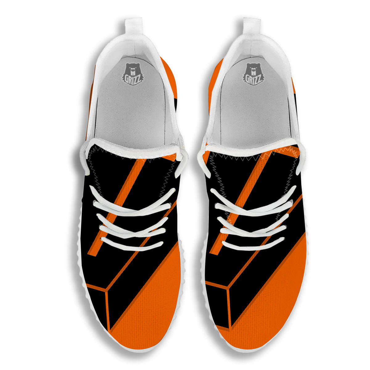 Coffin Halloween Vampire Print White Walking Shoes-grizzshop