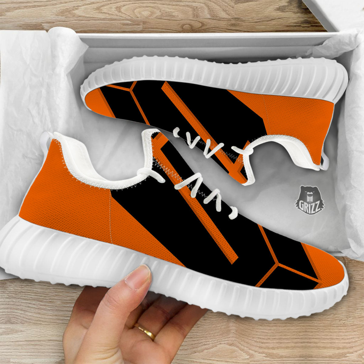 Coffin Halloween Vampire Print White Walking Shoes-grizzshop