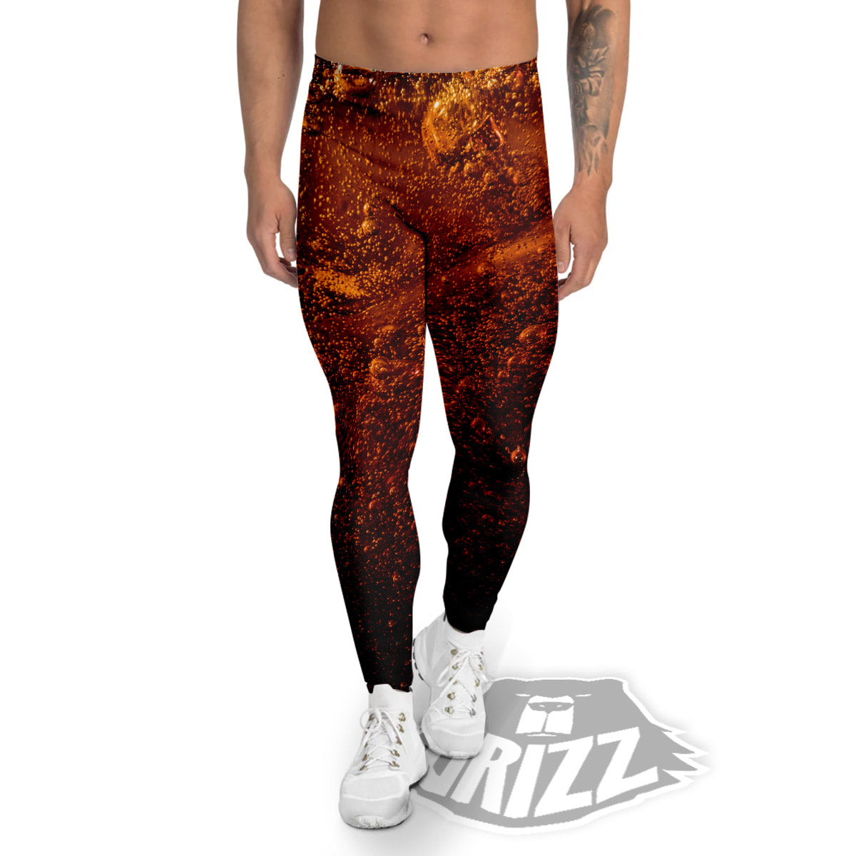Cola Print Men's Leggings-grizzshop