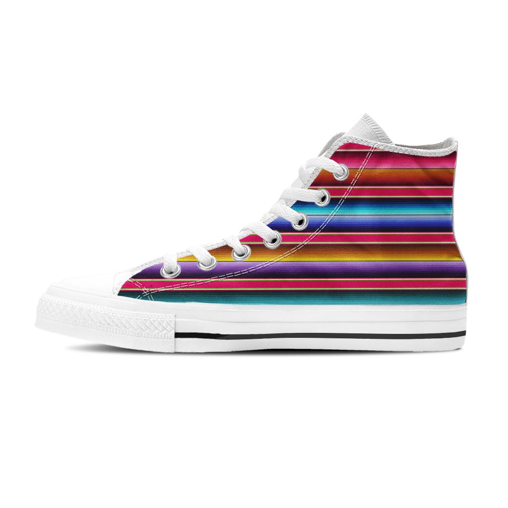 Coloful Mexican Baja Women's High Top Shoes-grizzshop