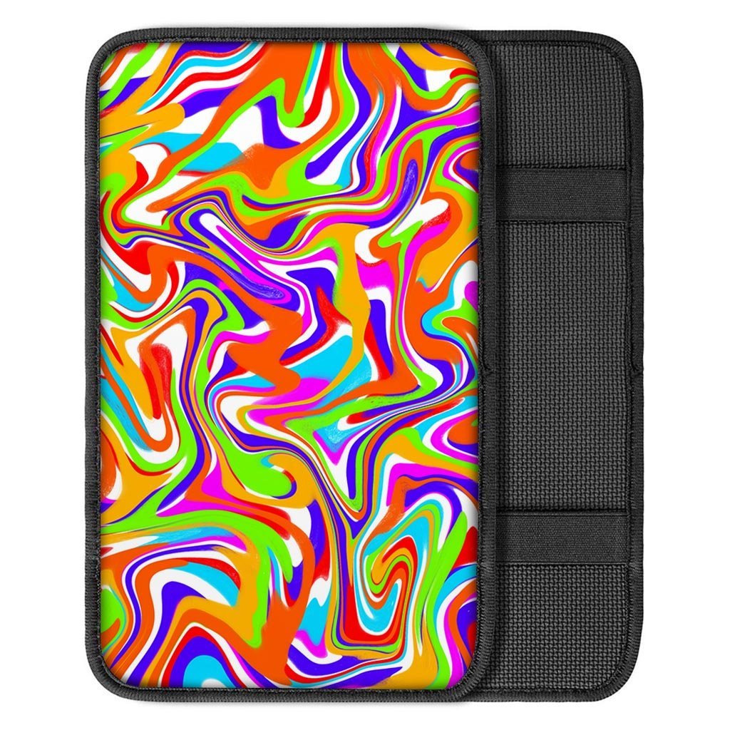 Colorful Abstract Car Console Cover-grizzshop