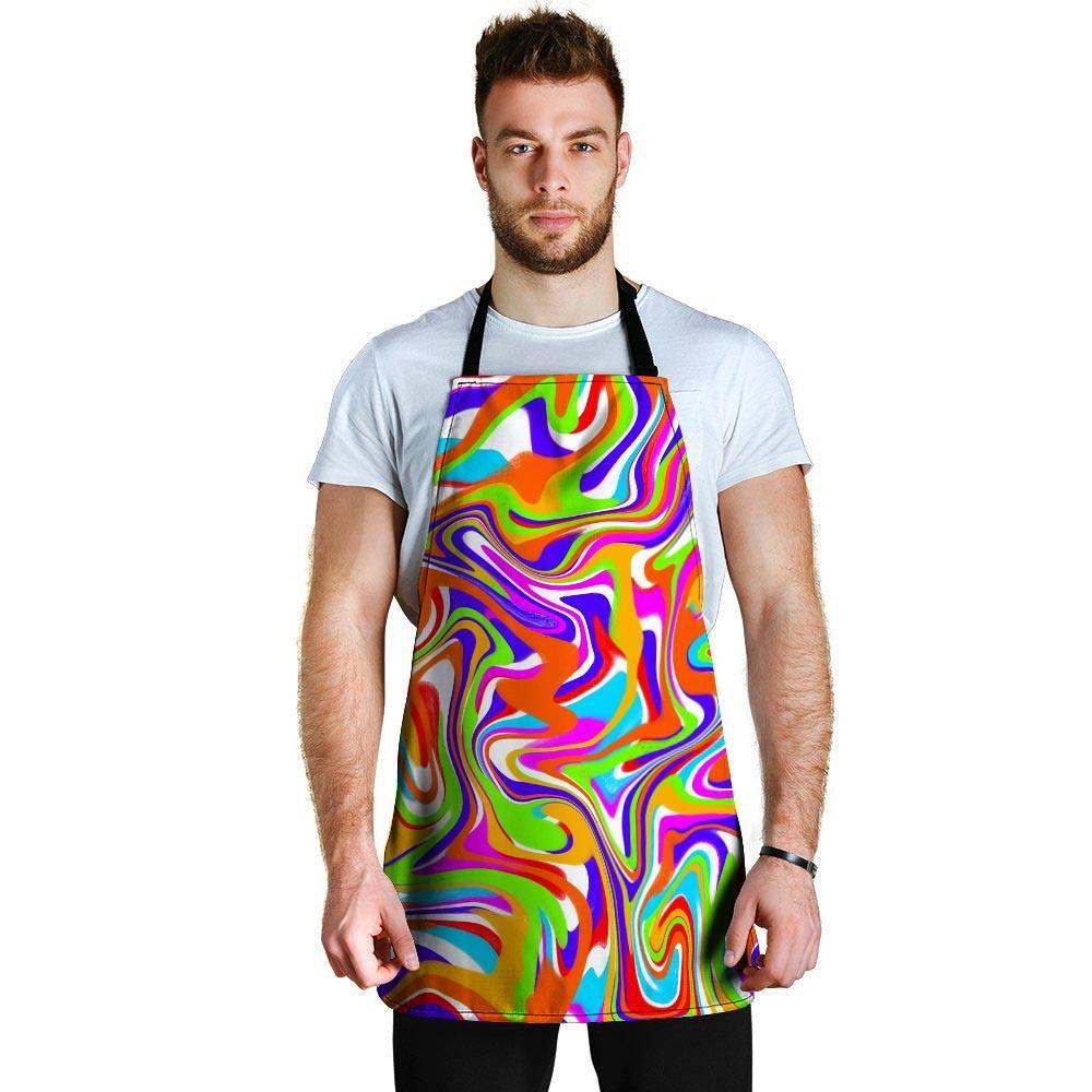 Colorful Abstract Men's Apron-grizzshop