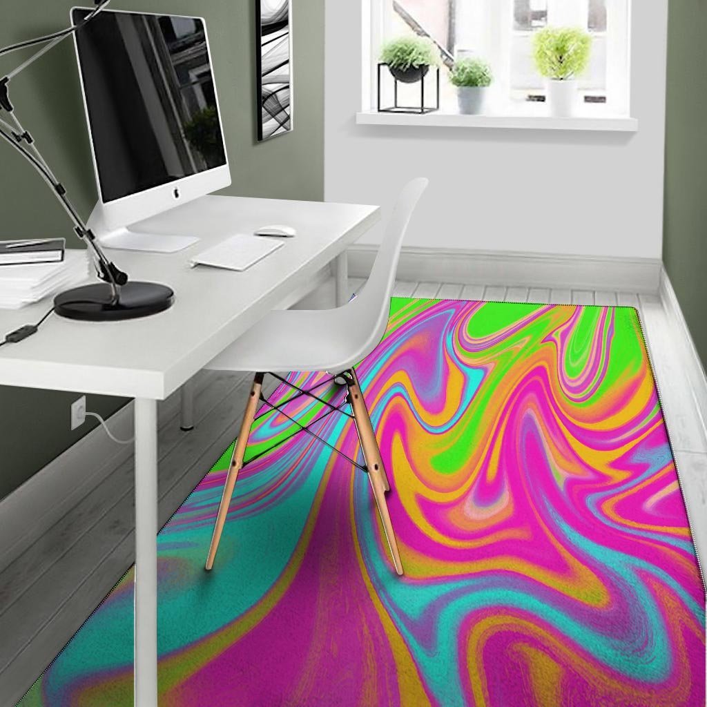 Colorful Abstract Paint Floor Mat-grizzshop