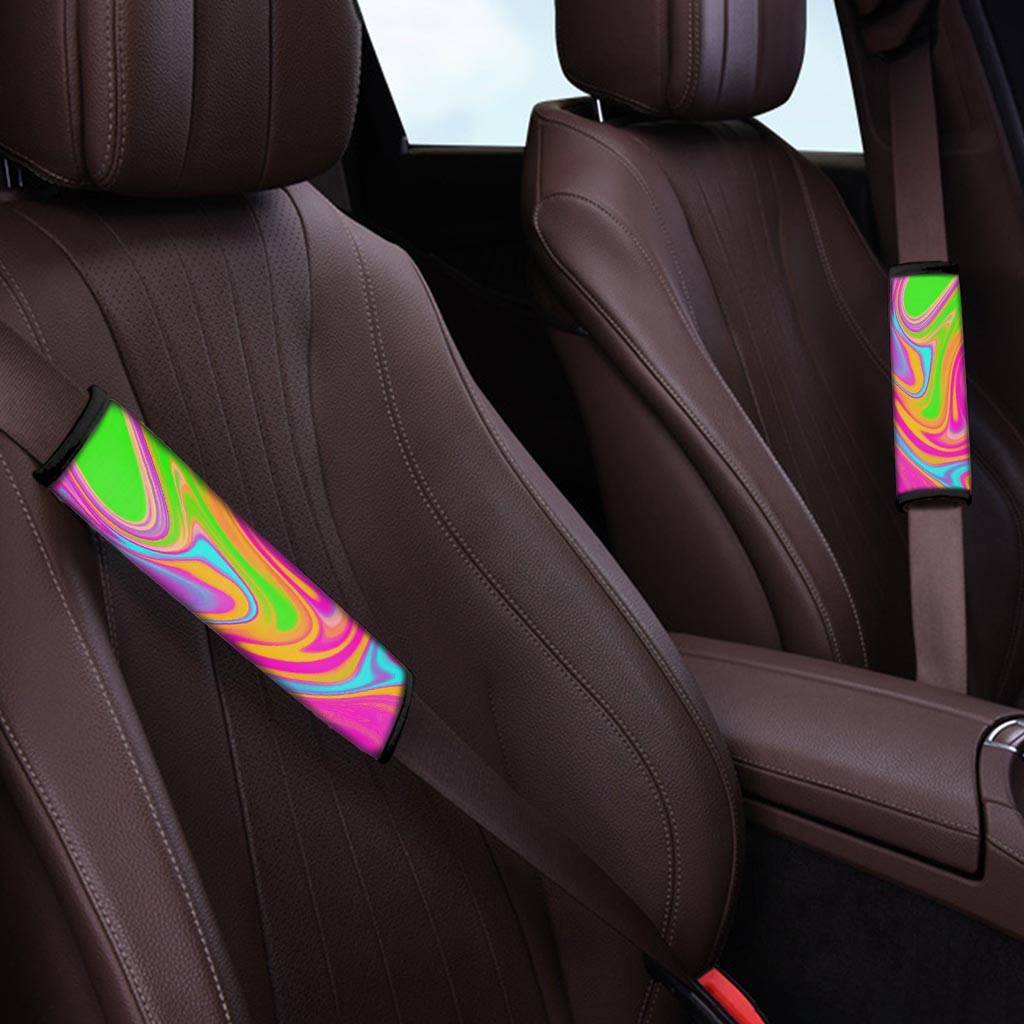 Colorful Abstract Paint Seat Belt Cover-grizzshop