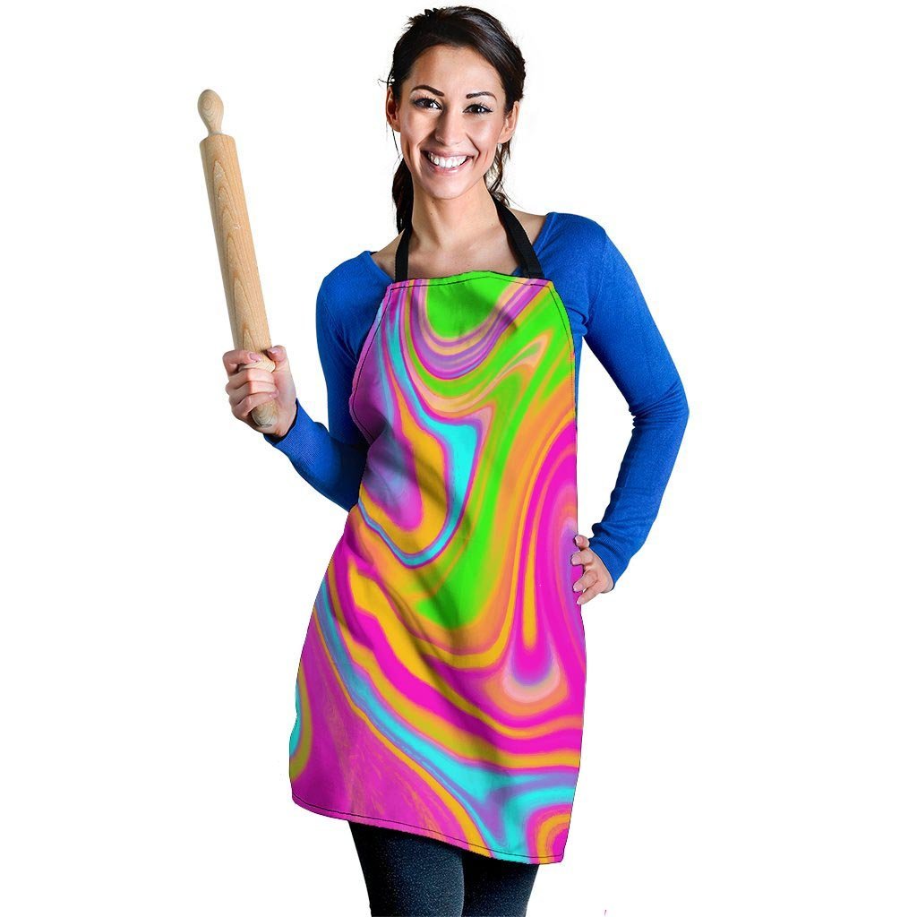 Colorful Abstract Paint Women's Apron-grizzshop