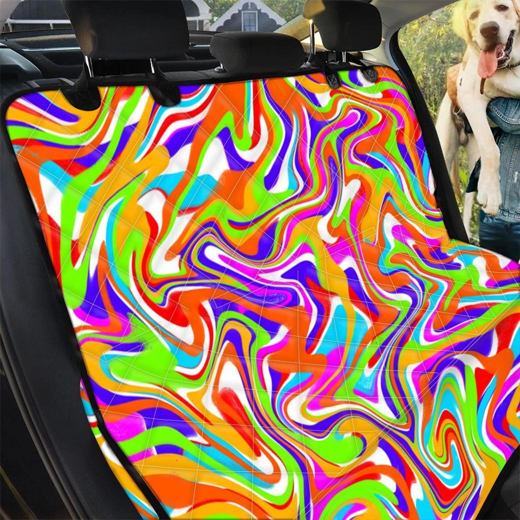 Colorful Abstract Pet Car Seat Cover-grizzshop