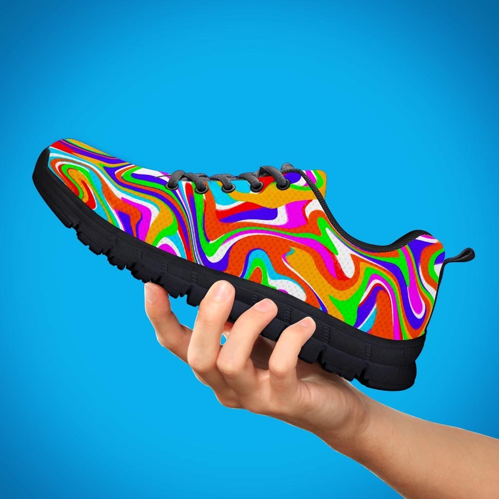 Colorful Abstract Women's Sneakers-grizzshop