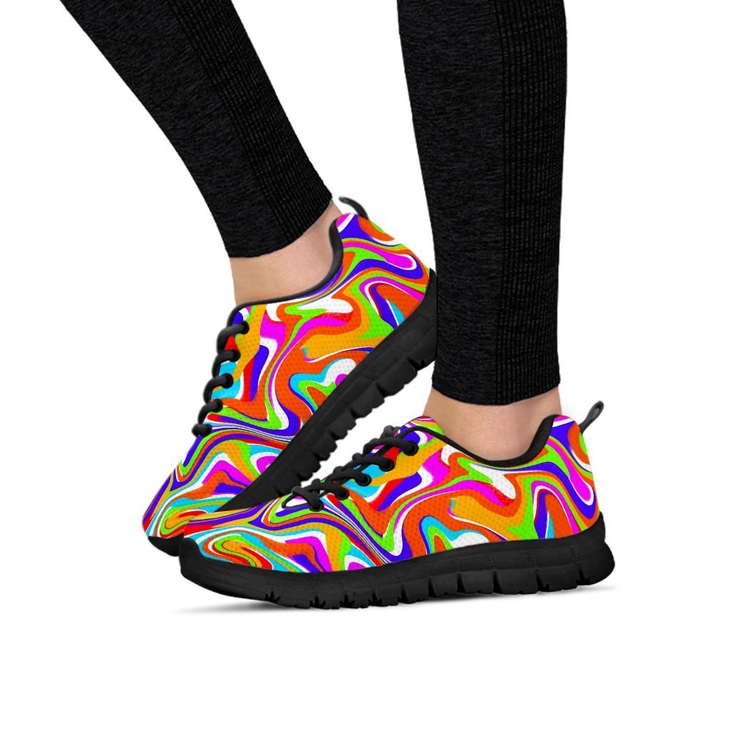 Colorful Abstract Women's Sneakers-grizzshop
