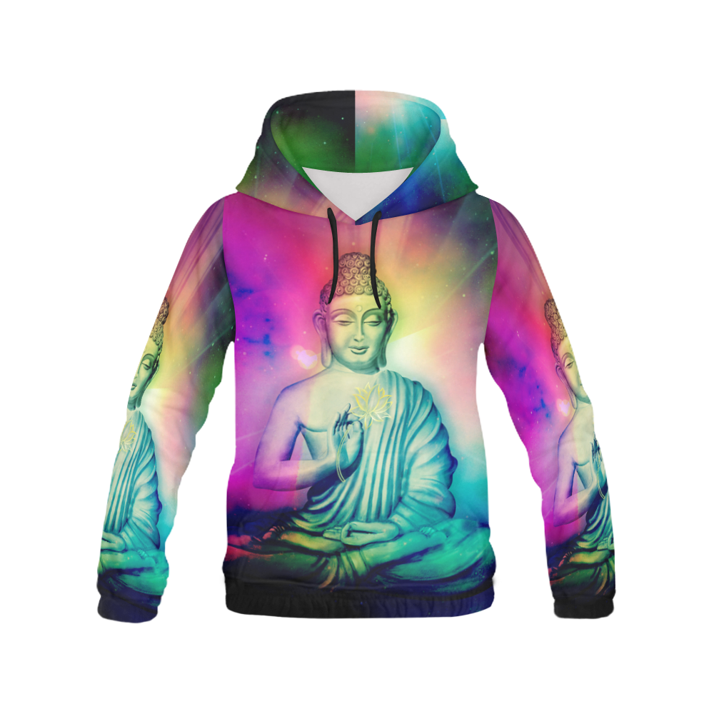 Colorful Buddha Hoodie-grizzshop