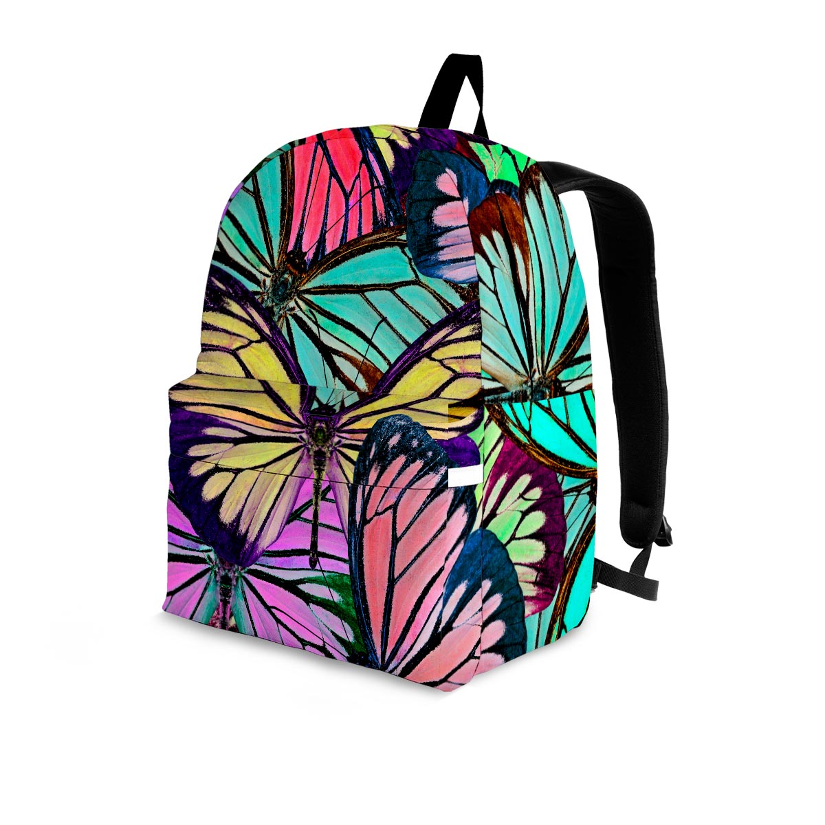 Colorful Butterfly Print Backpack-grizzshop