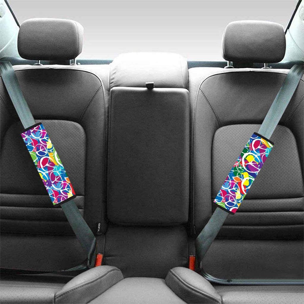 Colorful Hippie Seat Belt Cover-grizzshop