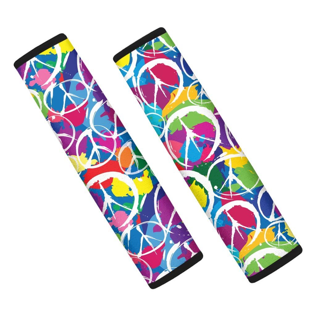 Colorful Hippie Seat Belt Cover-grizzshop