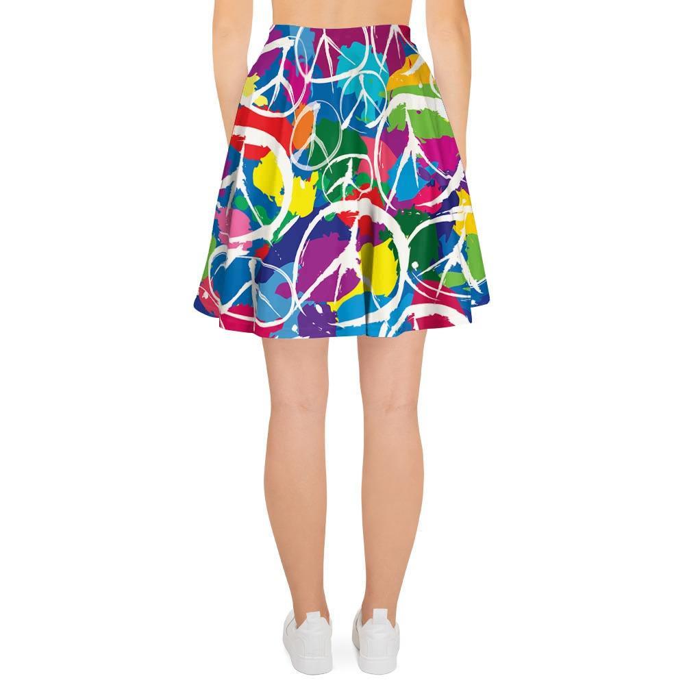Colorful Hippie Women's Skirt-grizzshop