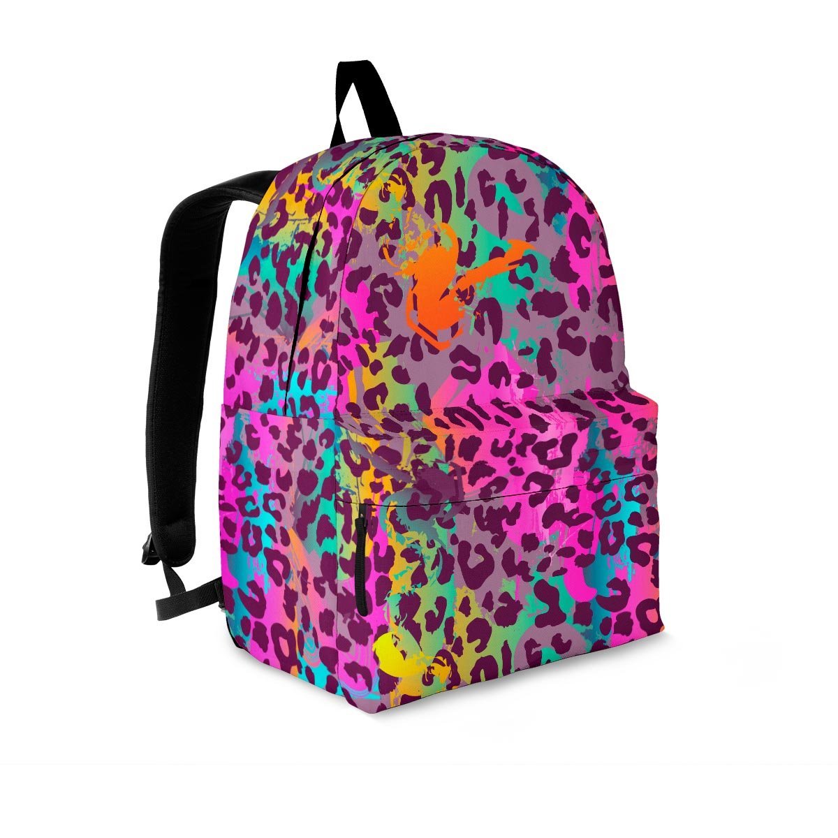 Colorful Leopard Backpack-grizzshop