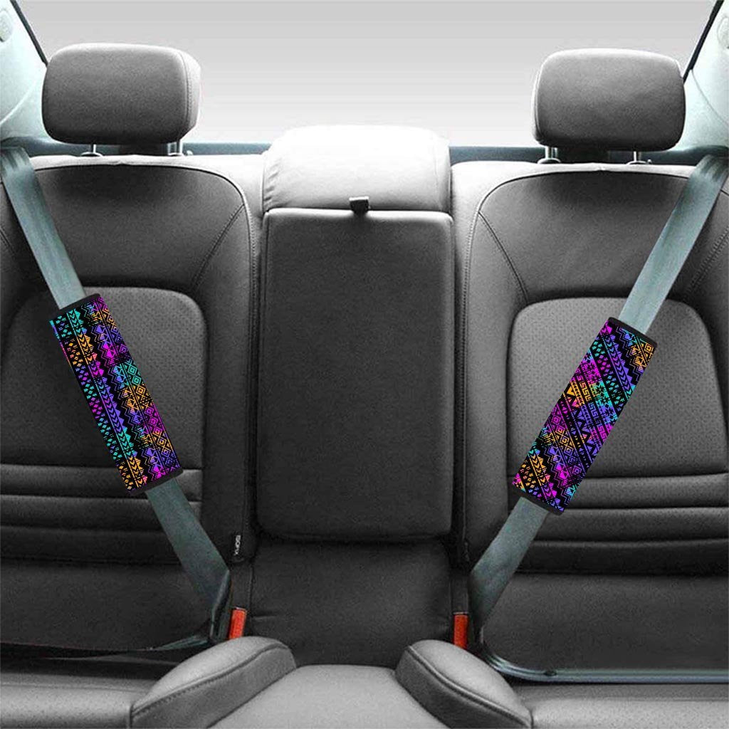 Colorful Native Aztec Geometric Seat Belt Cover-grizzshop