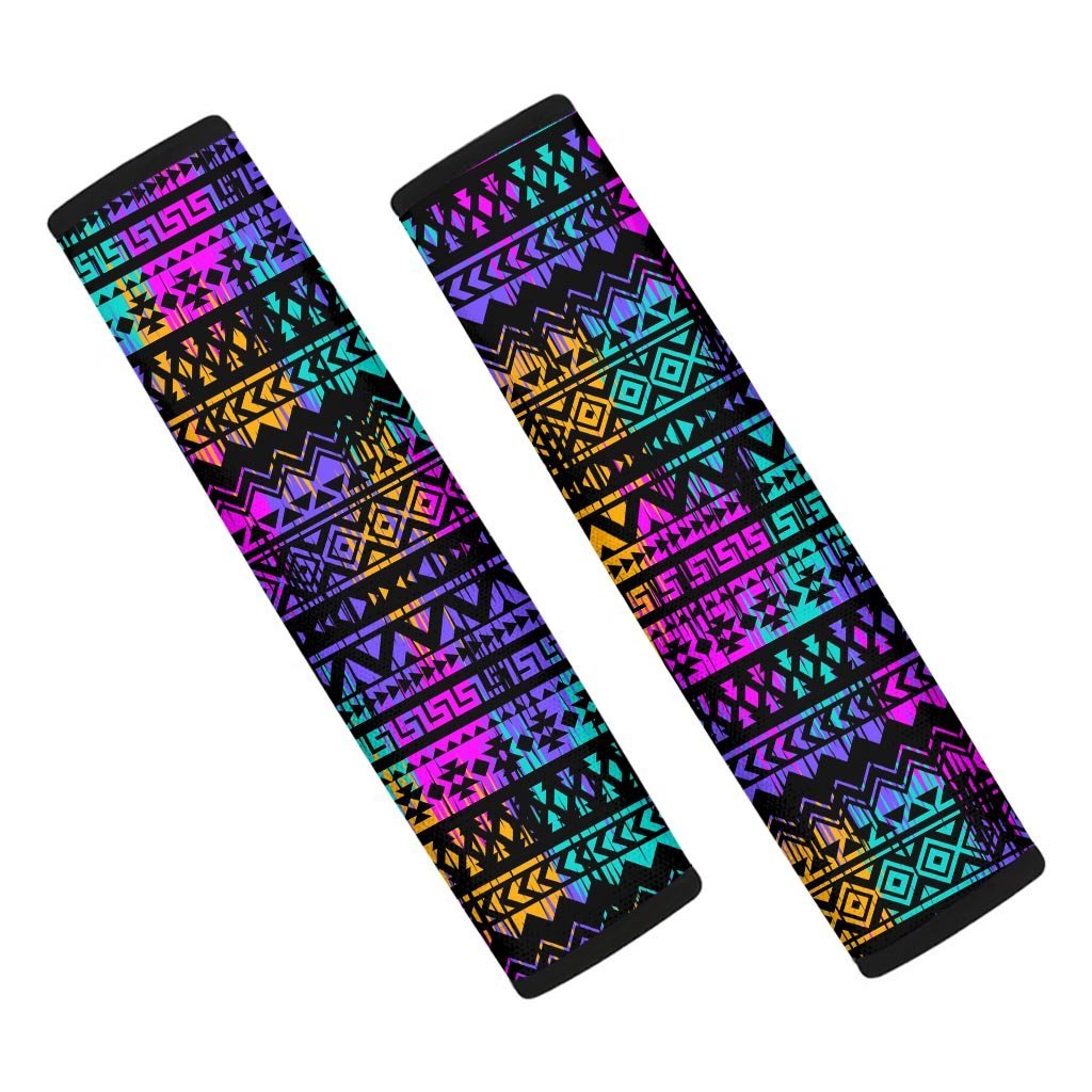 Colorful Native Aztec Geometric Seat Belt Cover-grizzshop