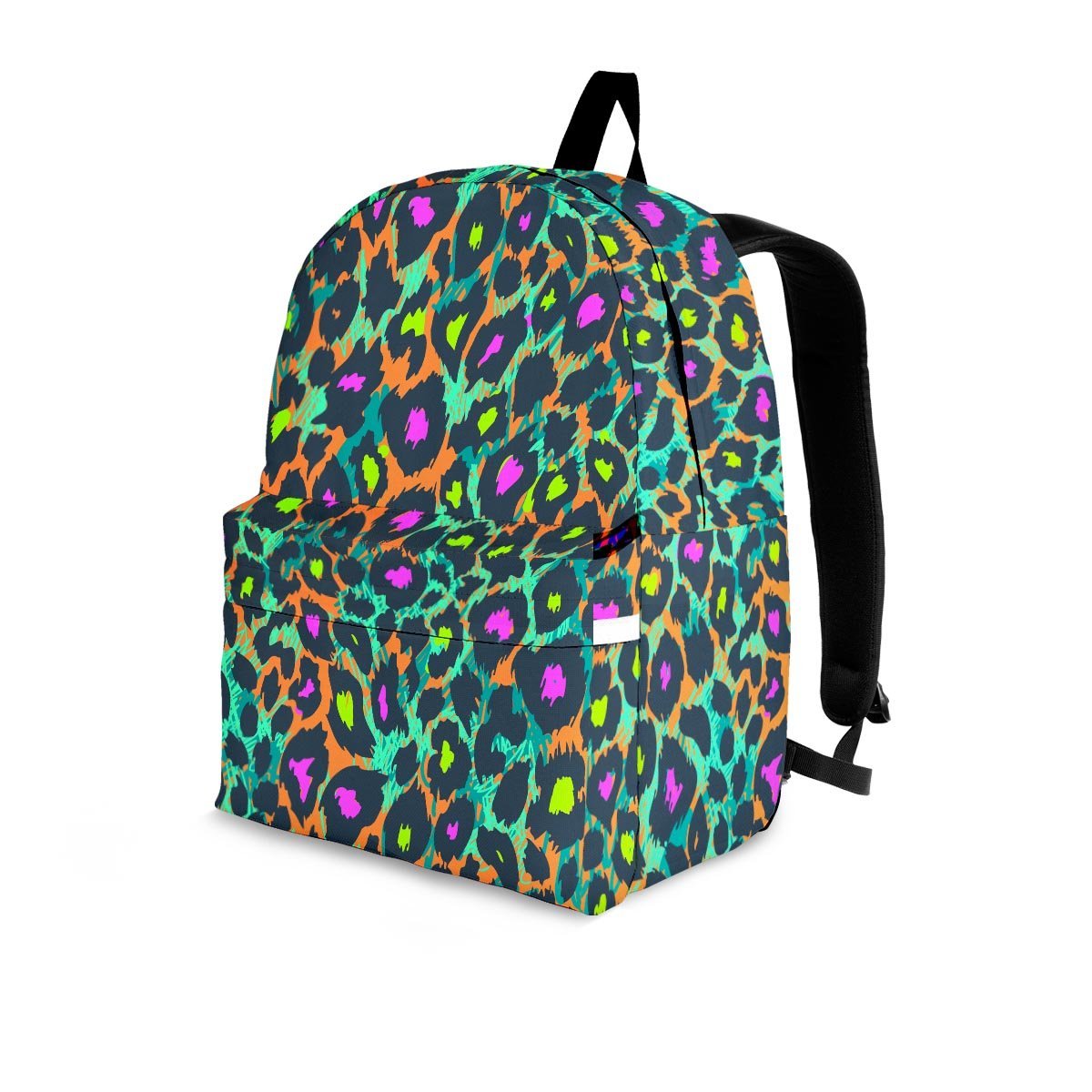 Colorful Neon Leopard Backpack-grizzshop