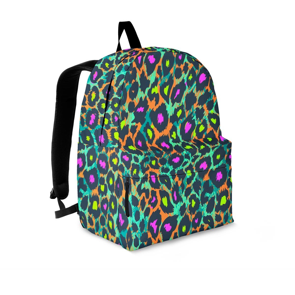 Colorful Neon Leopard Backpack-grizzshop