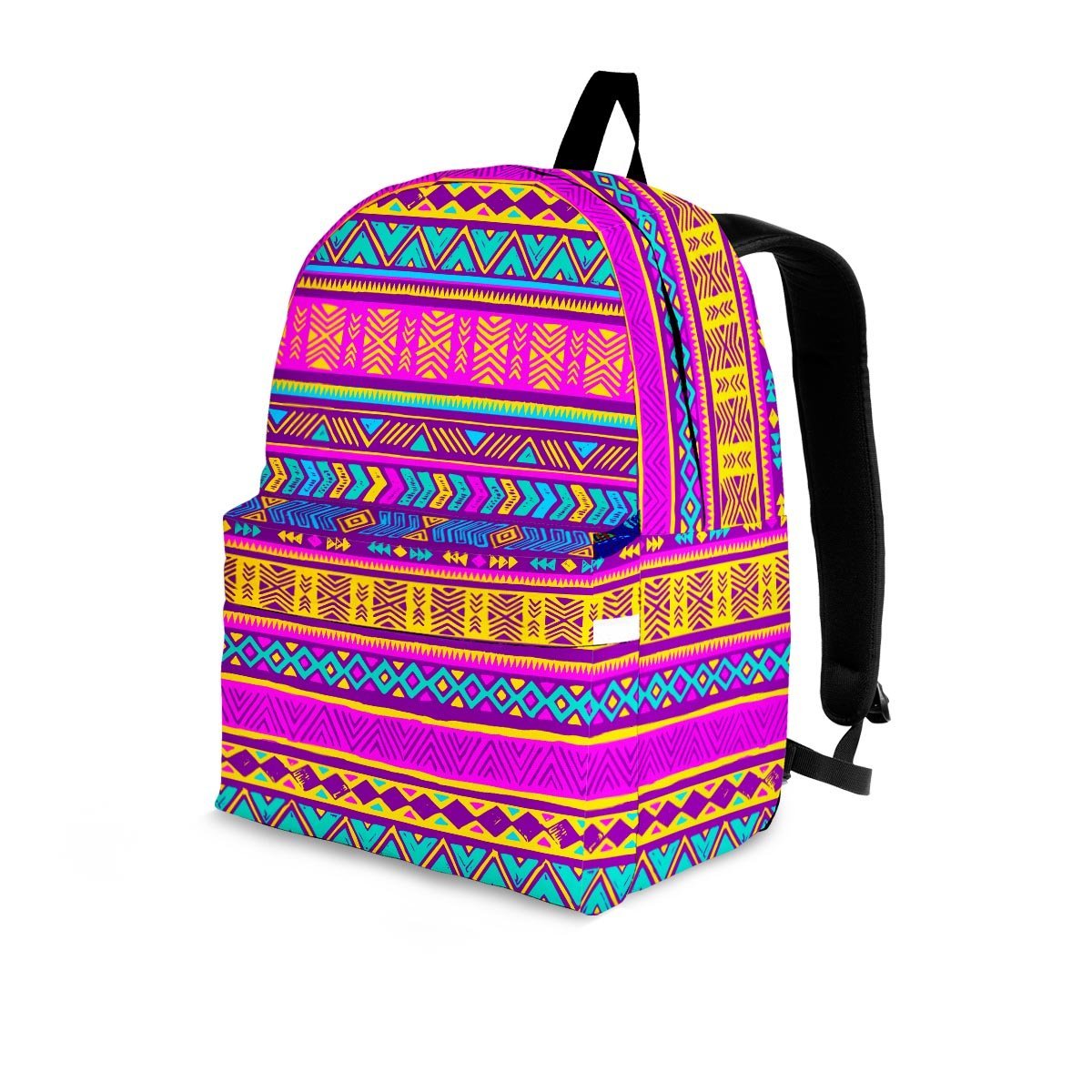 Colorful Neon Tribal Navajo Aztec Print Backpack-grizzshop