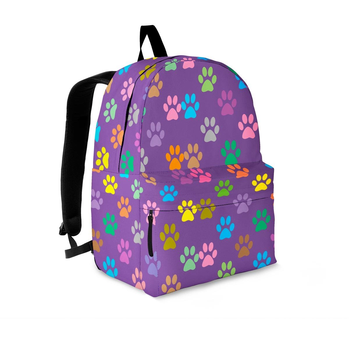 Colorful Paw Backpack-grizzshop