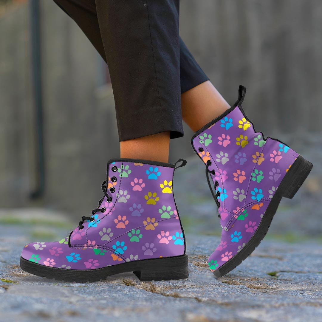 Colorful Paw Men's Boots-grizzshop