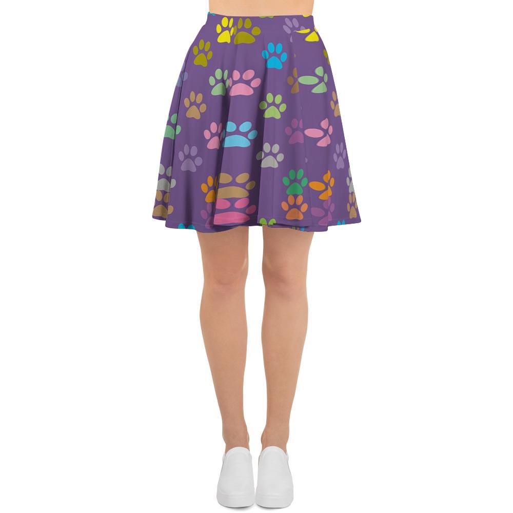 Colorful Paw Women's Skirt-grizzshop