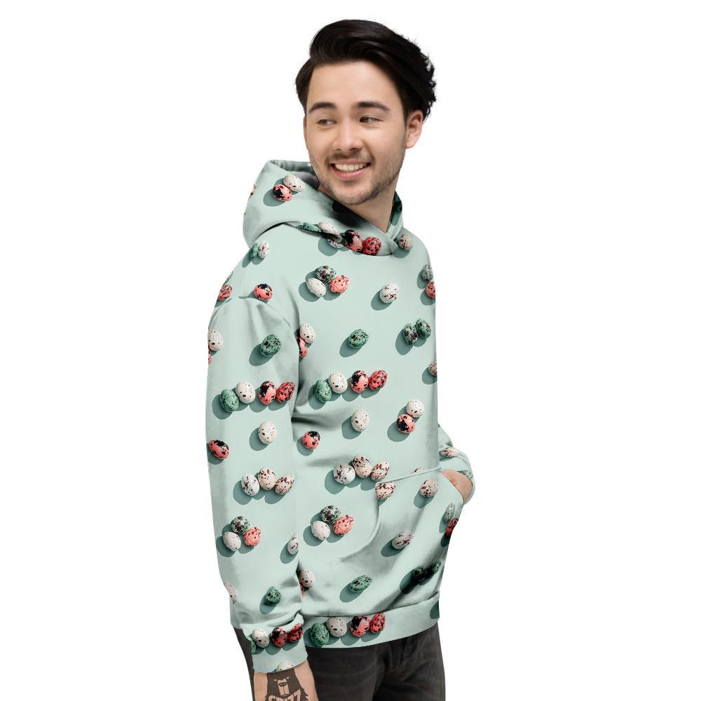 Colorful Pile Of Easter Eggs Print Pattern Men's Hoodie-grizzshop