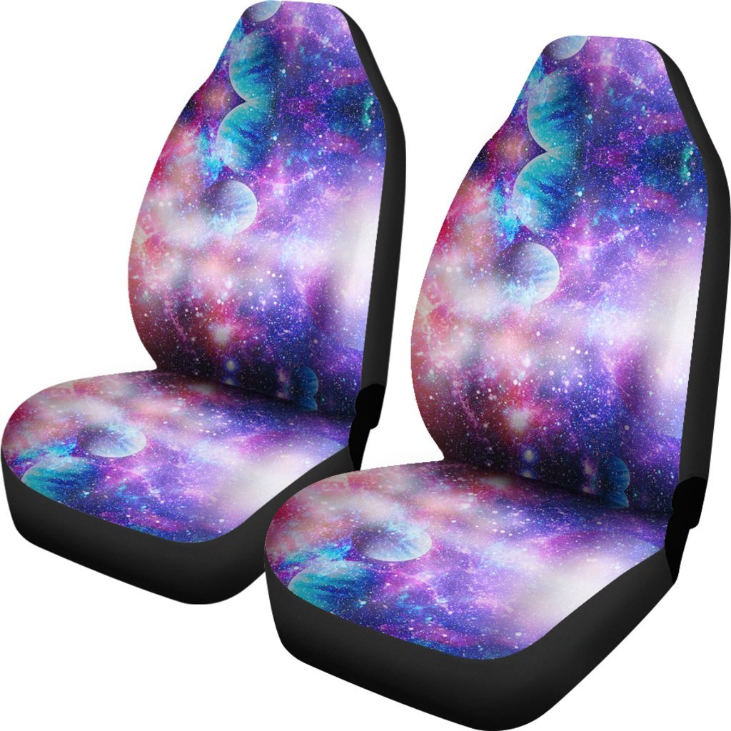 Colorful Star Galxay Space Print Universal Fit Car Seat Cover-grizzshop