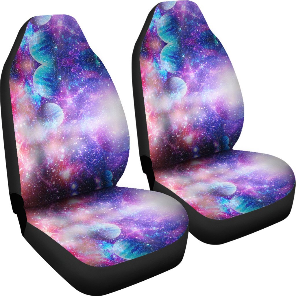 Colorful Star Galxay Space Print Universal Fit Car Seat Cover-grizzshop