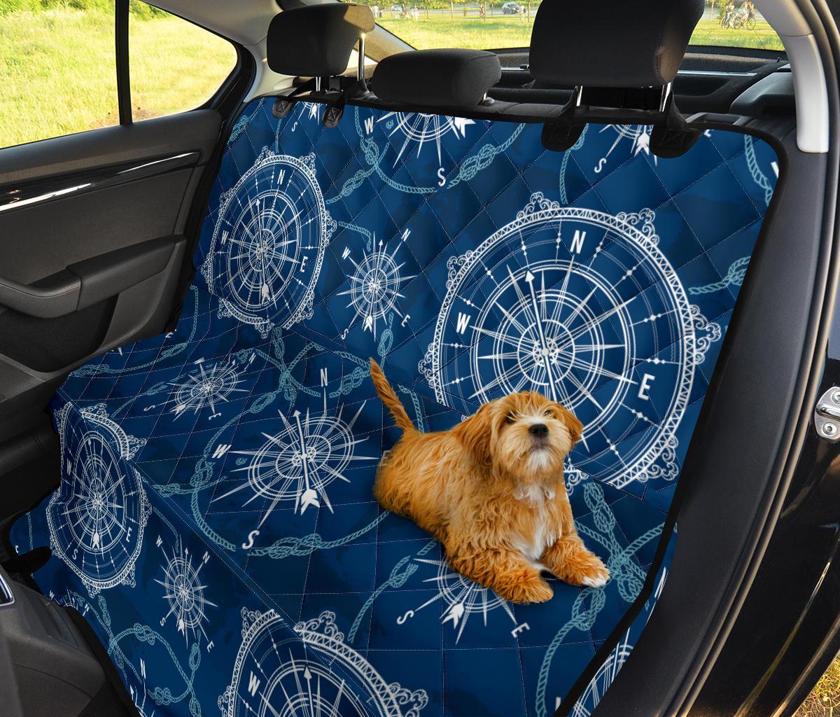 Compass Print Pattern Pet Car Seat Cover-grizzshop