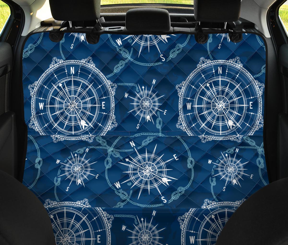 Compass Print Pattern Pet Car Seat Cover-grizzshop
