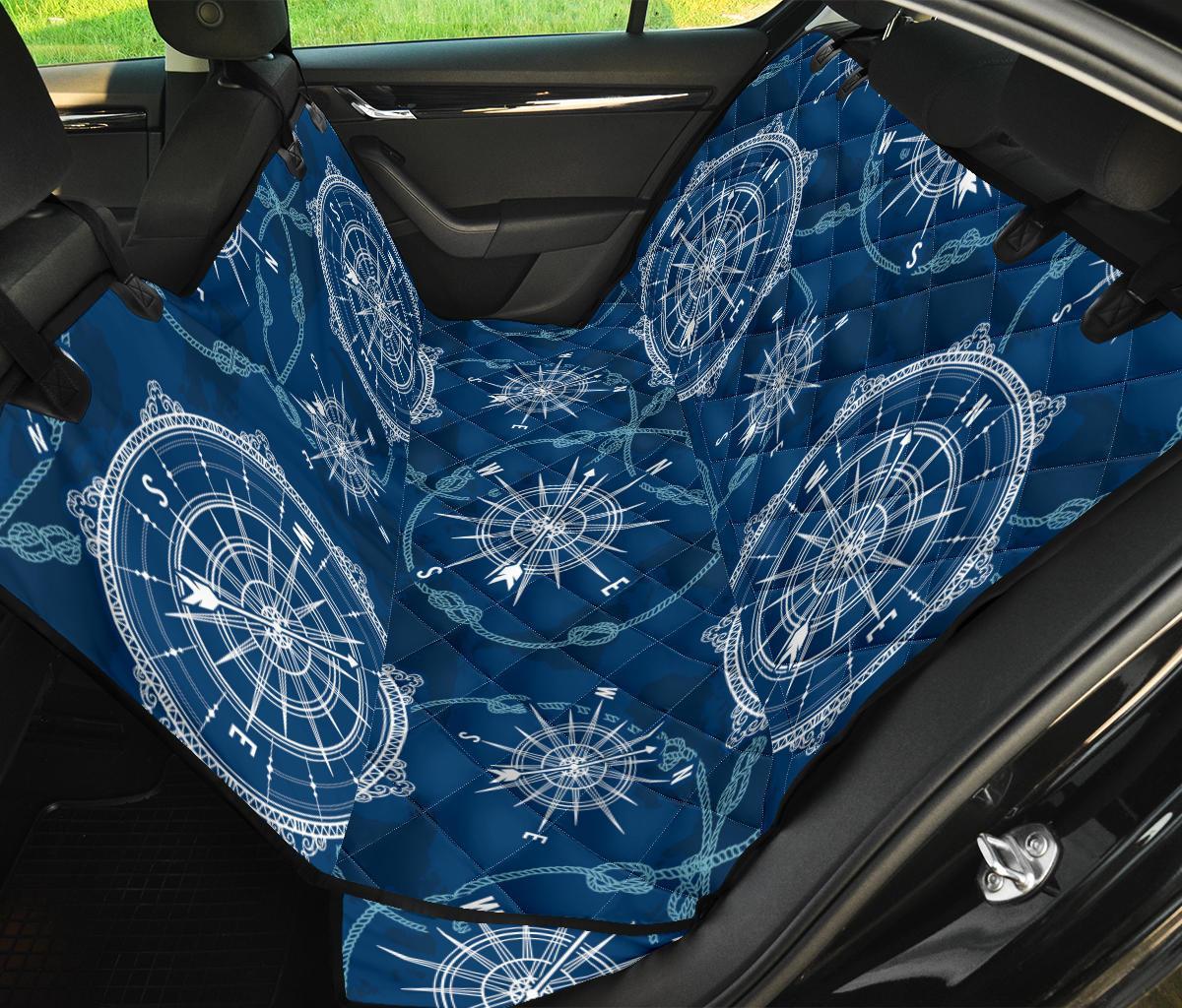 Compass Print Pattern Pet Car Seat Cover-grizzshop